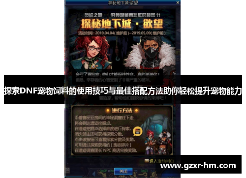 探索DNF宠物饲料的使用技巧与最佳搭配方法助你轻松提升宠物能力